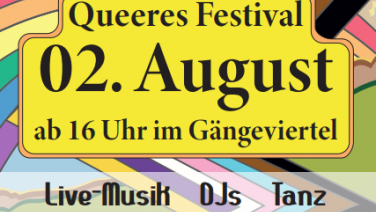 Buntes Plakat zum Spektakel 2025